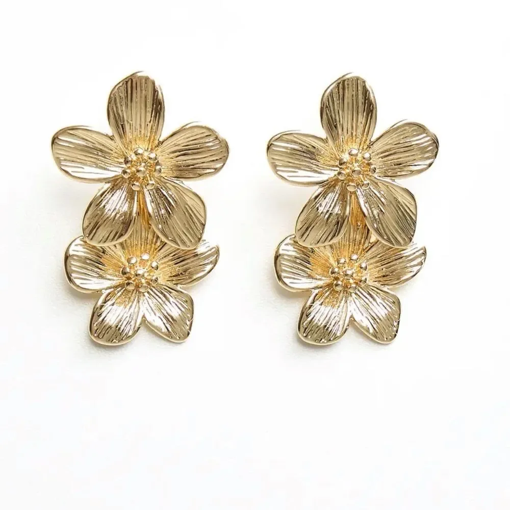 Bohemian flower earrings A1085